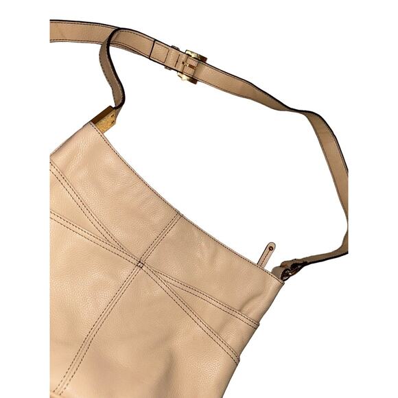 Tignanelllo Pebble Leather Tan Shoulder Bag. Single Strap- EUC - Picture 3 of 9